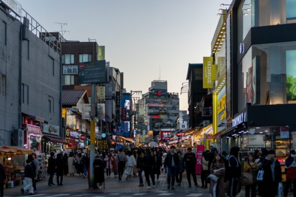 Hongdae, South Korea, Photo by Patrick on Unsplash
