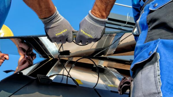 Installing solar panels