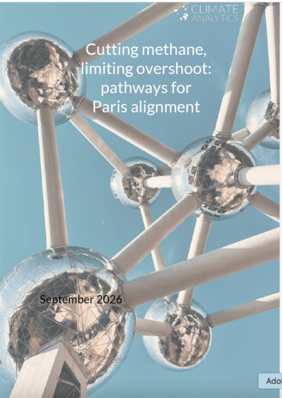 Cutting methane, limiting overshoot: pathways for Paris alignment