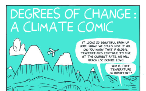 Degrees of climate change comic by Darryl Cunningham