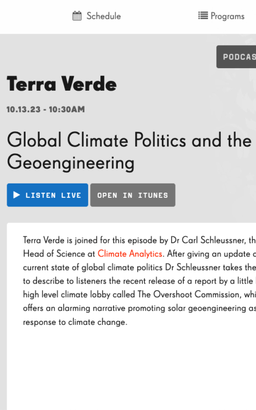 Global climate politics and the dangers of solar geoengineering