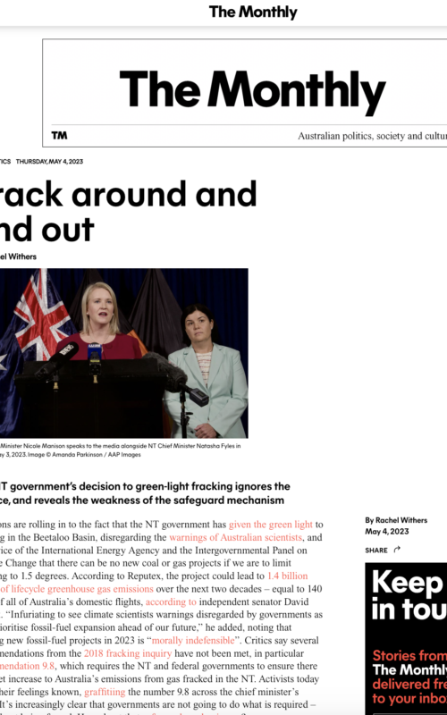 Frack around and find out