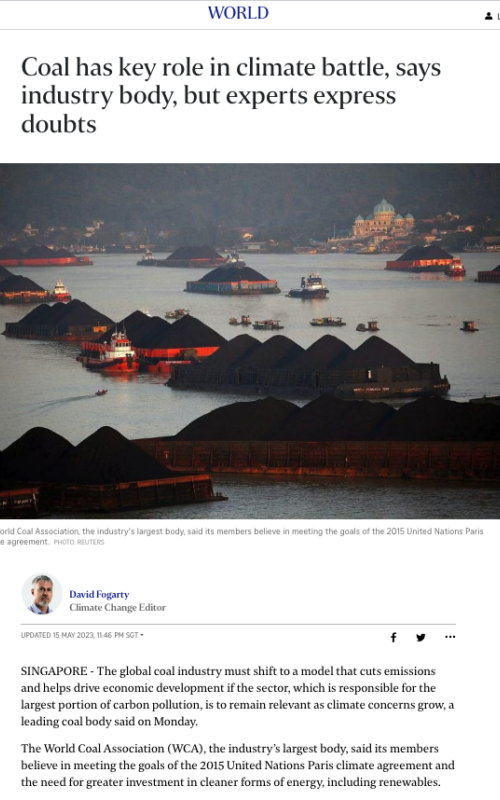 Coal has key role in climate battle, says industry body, but experts express doubts
