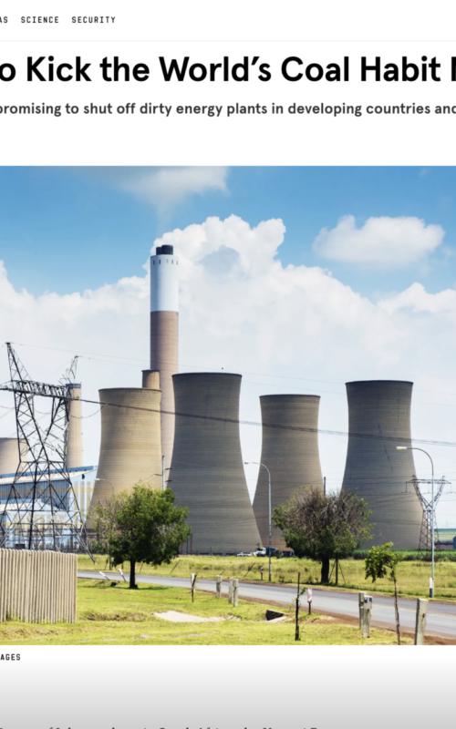 This Bold Plan to Kick the World’s Coal Habit Might Actually Work