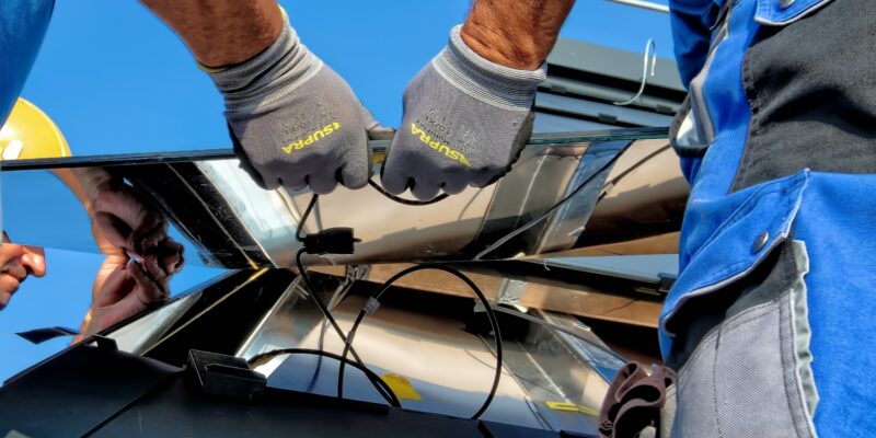 Installing solar panels