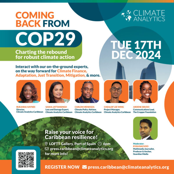 CA COMING BACK FROM COP29 Event Post V3