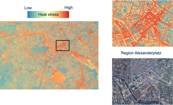Berlin heat stress feat Alexanderplatz