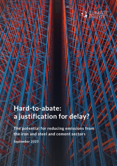 Hard to abate: a justification for delay?