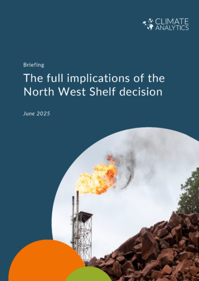 The full implications of Australia's North West Shelf decision
