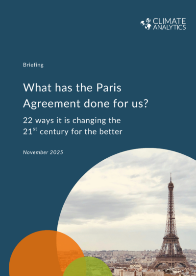 What has the Paris Agreement done for us?
