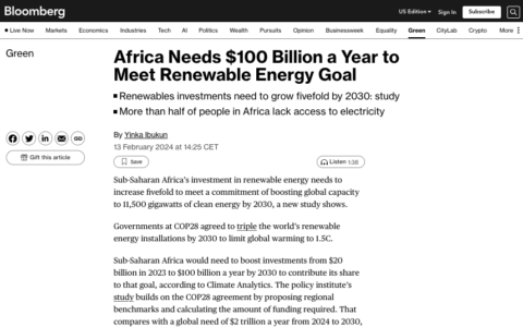 Bloomberg screenshot