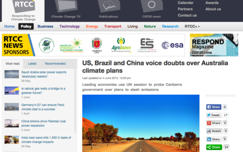 US, Brazil and China voice doubts over Australia climate plans