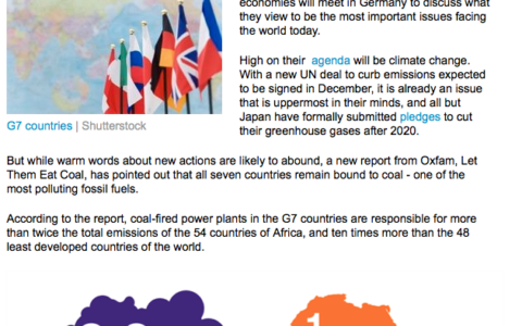Coal in the G7: Who's burning what?