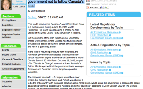 Australian climate activists urge government not to follow Canada's lead