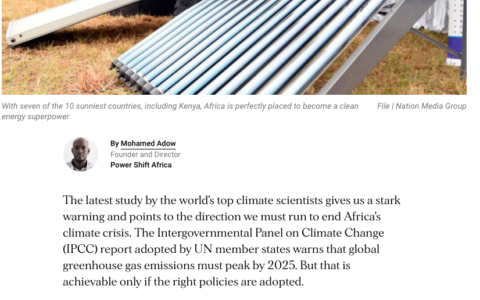 ‘Carpe diem’; Africa can be energy giant