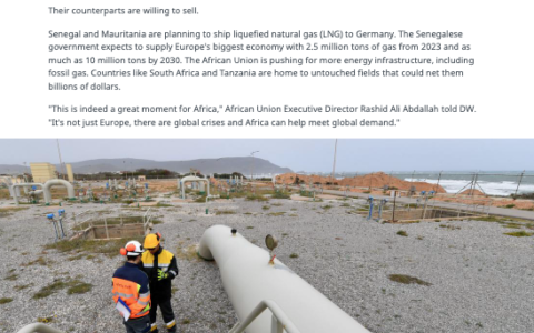 Europe scrambles for African gas