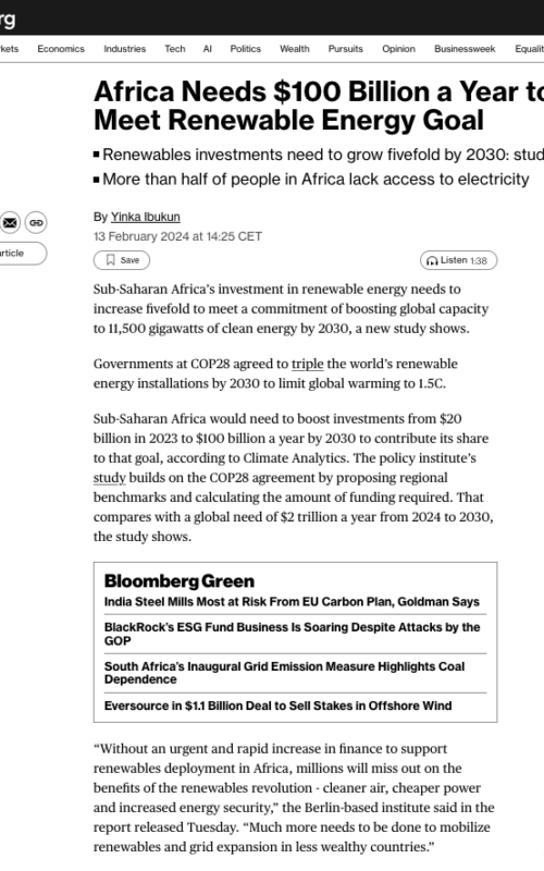 Bloomberg screenshot