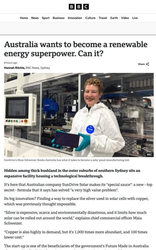 Australia wants to become a renewable energy superpower. Can it?