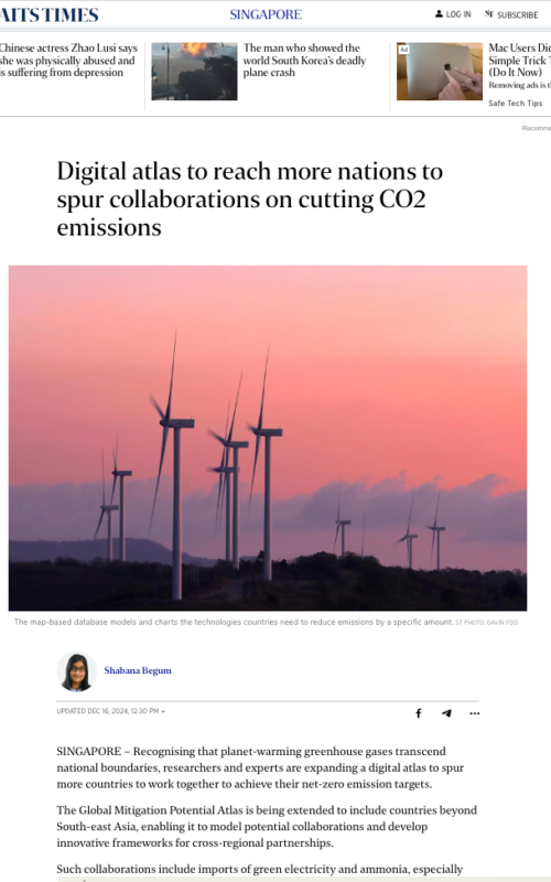 Digital atlas to reach more nations to spur collaborations on cutting CO2 emissions