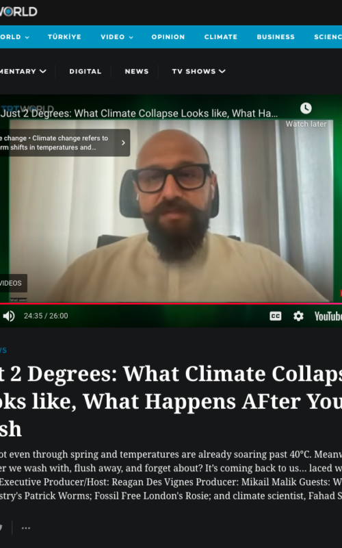 Just 2 Degrees: What Climate Collapse Looks like, What Happens After You Flush