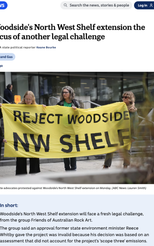 Woodside's North West Shelf extension the focus of another legal challenge