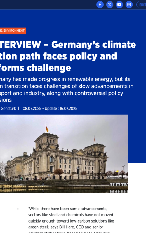 Germany’s climate action path faces policy and reforms challenge