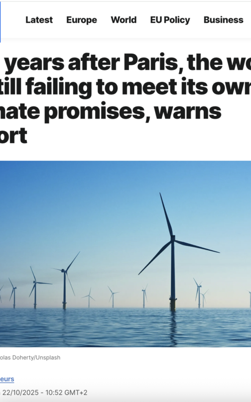 Ten years after Paris, the world is still failing to meet its own climate promises, warns report