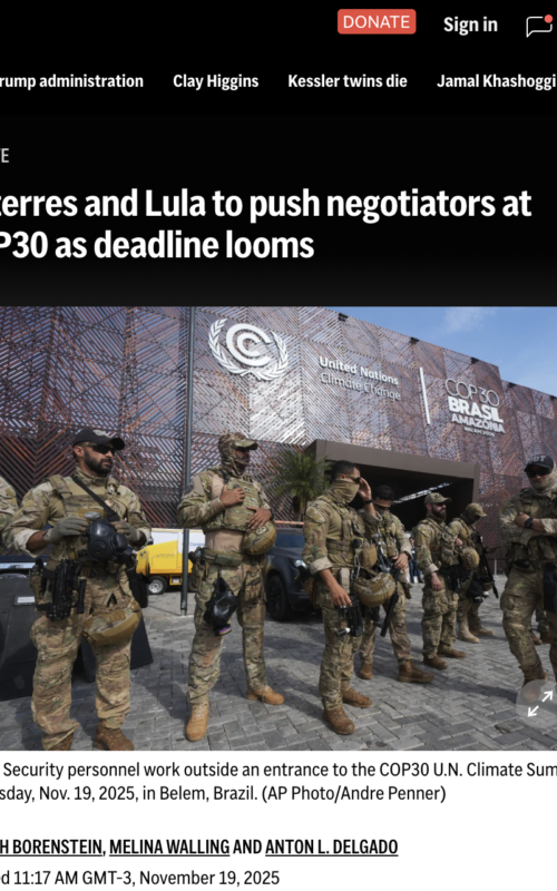 Guterres and Lula to push negotiators at COP30 as deadline looms