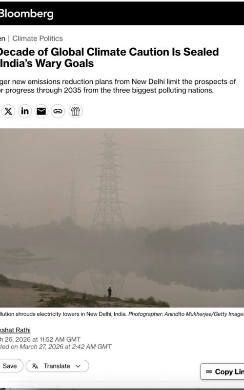 A Decade of Global Climate Caution Is Sealed by India’s Wary Goals