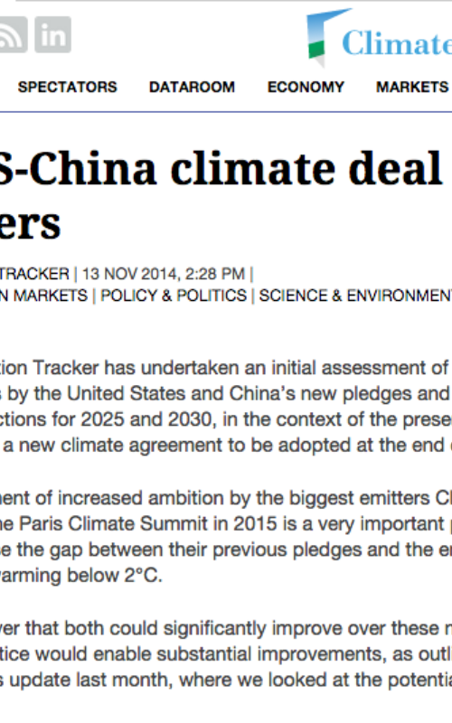 The US-China climate deal - By the numbers
