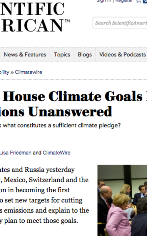 White House Climate Goals Leave 4 Questions Unanswered