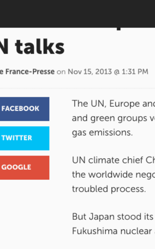 Under-fire Japan defends climate goal at UN talks
