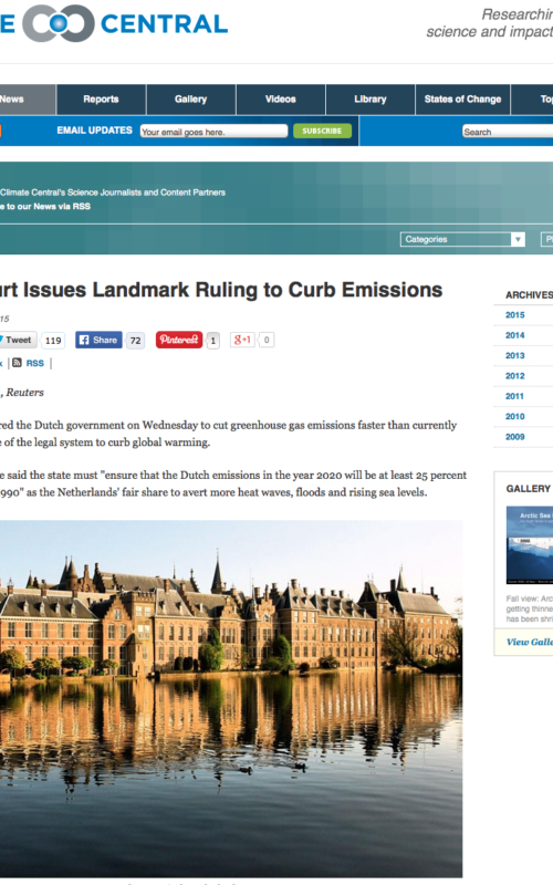 Dutch Court Issues Landmark Ruling to Curb Emissions