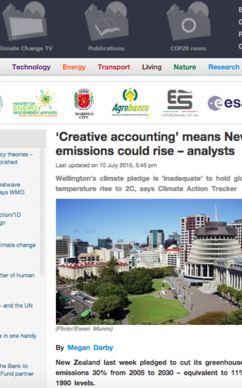 ‘Creative accounting’ means New Zealand emissions could rise – analysts