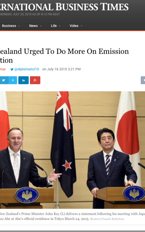 New Zealand Urged To Do More On Emission Reduction