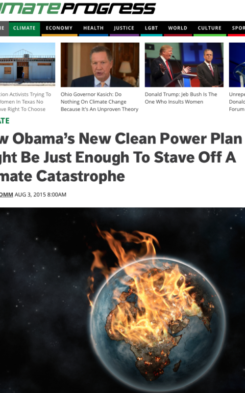 How Obama’s New Clean Power Plan Might Be Just Enough To Stave Off A Climate Catastrophe
