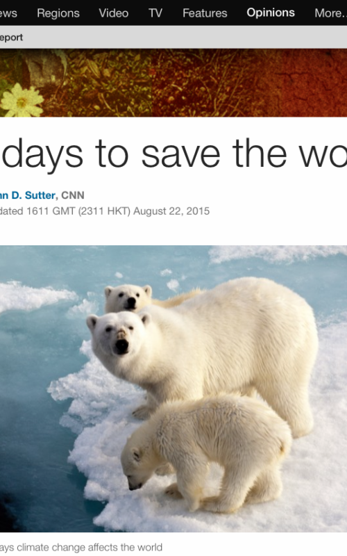 100 days to save the world