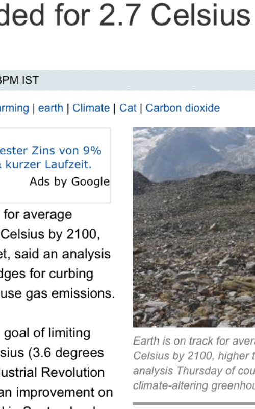 Climate Model Shows Limits of Global Pollution Pledges