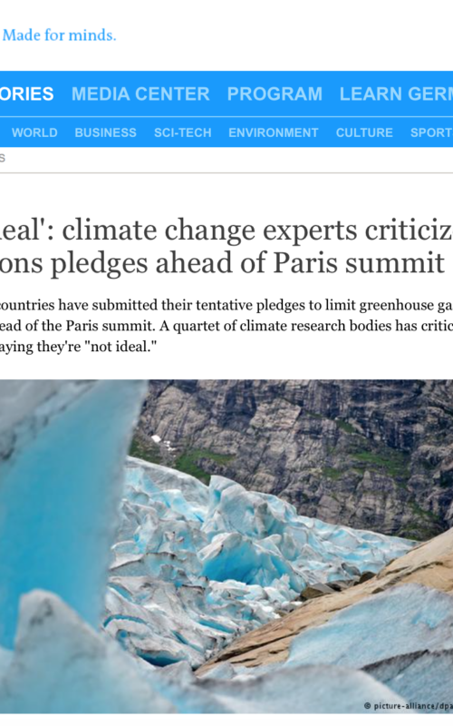 'Not ideal': climate change experts criticize emissions pledges ahead of Paris summit