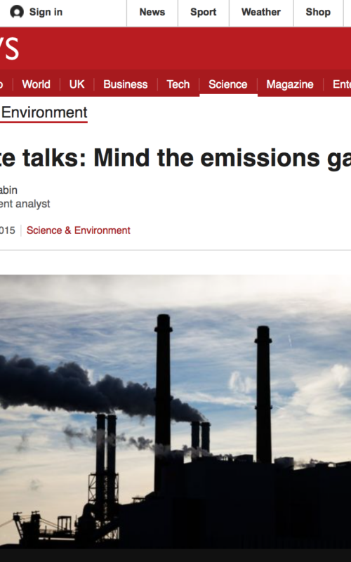 Climate talks: Mind the emissions gap