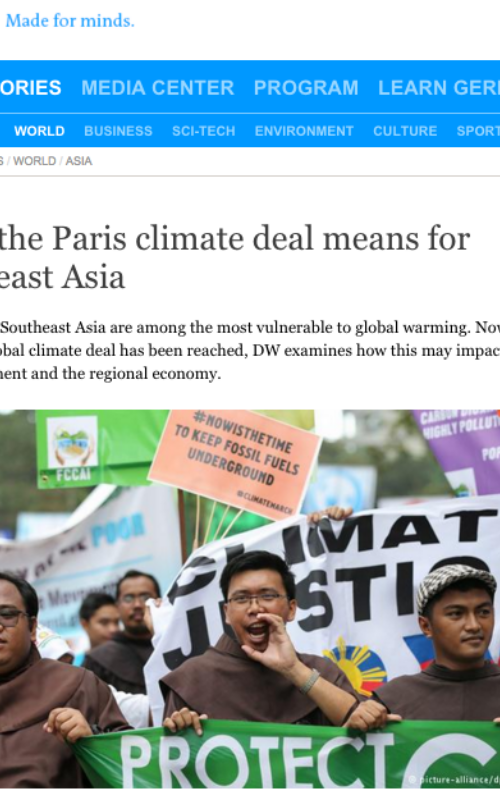 What the Paris climate deal means for Southeast Asia