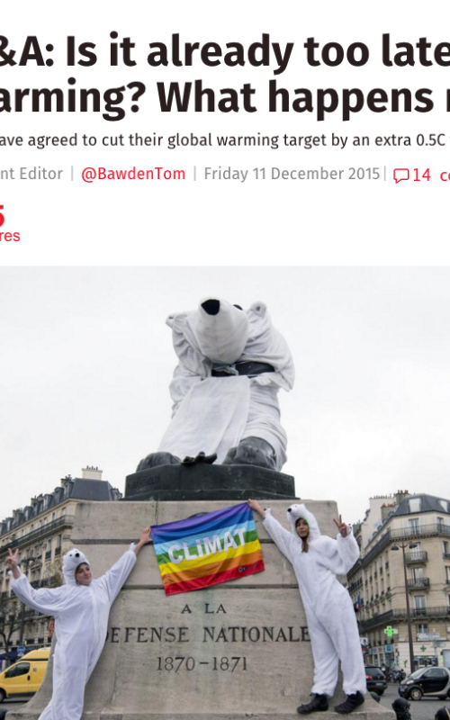 COP21 Q&A: Is it already too late to limit global warming? What happens next?
