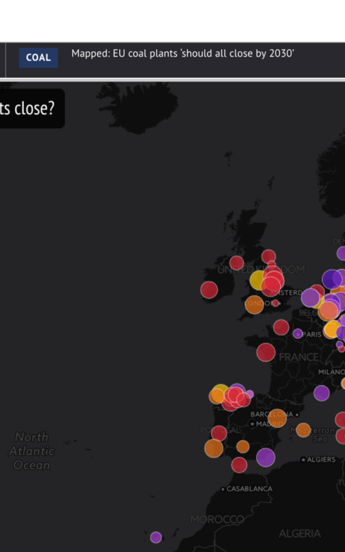 Mapped: EU coal plants ‘should all close by 2030’