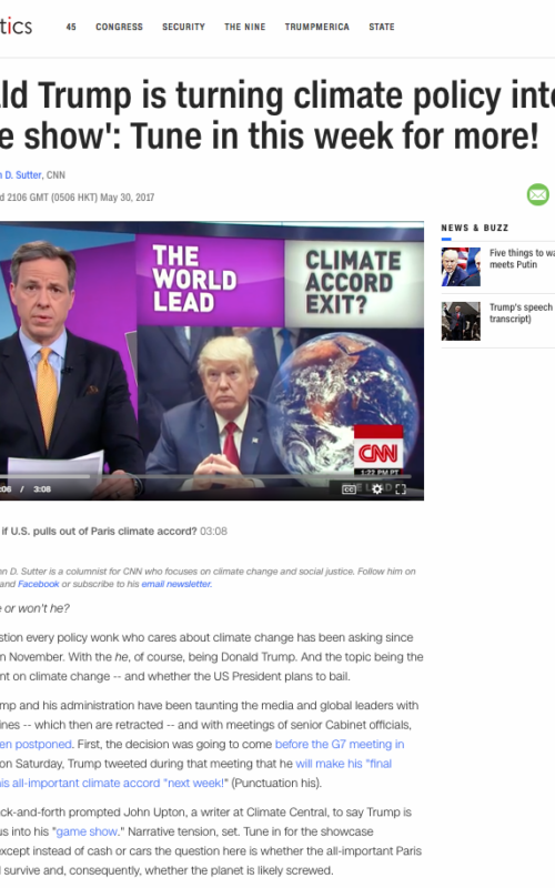 Donald Trump is turning climate policy into a 'game show': Tune in this week for more!
