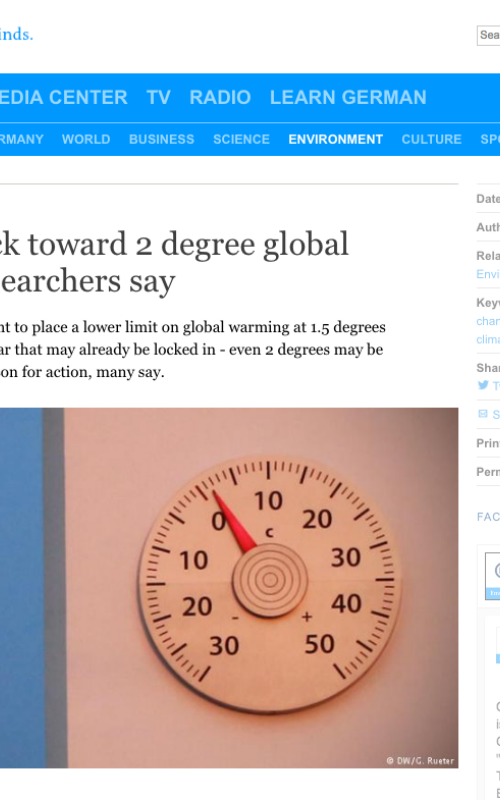 Earth on track toward 2 degree global warming, researchers say