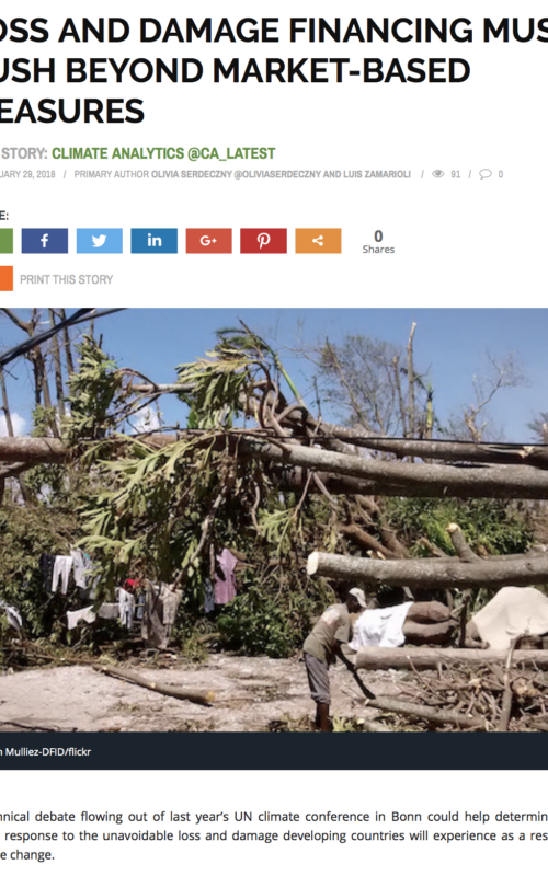 Loss and damage financing must push beyond market-based measures