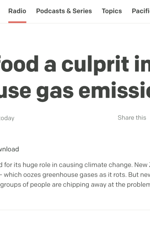 Wasted food a big culprit in greenhouse gas emissions