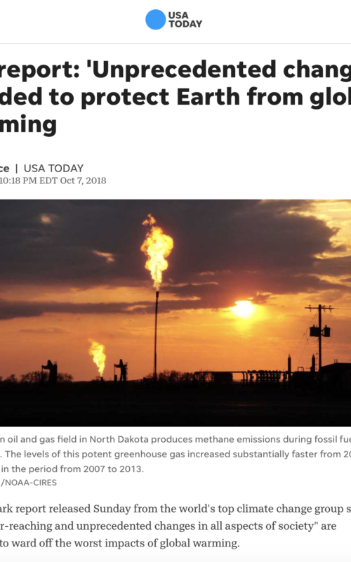 UN report: 'Unprecedented changes' needed to protect Earth from global warming