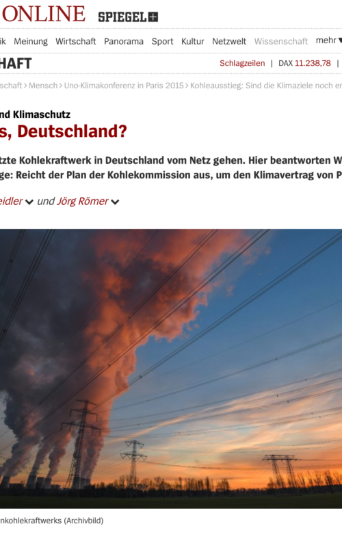 Kohleausstieg und Klimaschutz: Reicht das, Deutschland?