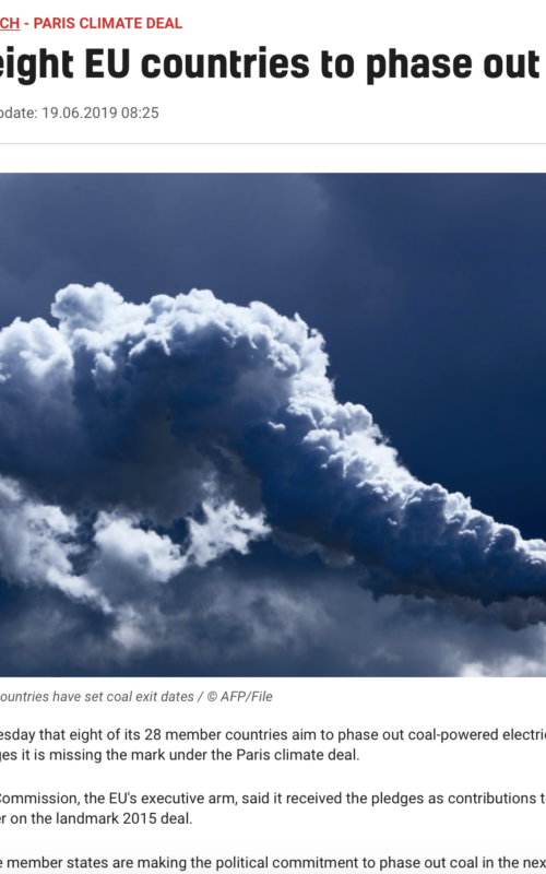 Only eight EU countries to phase out coal by 2030